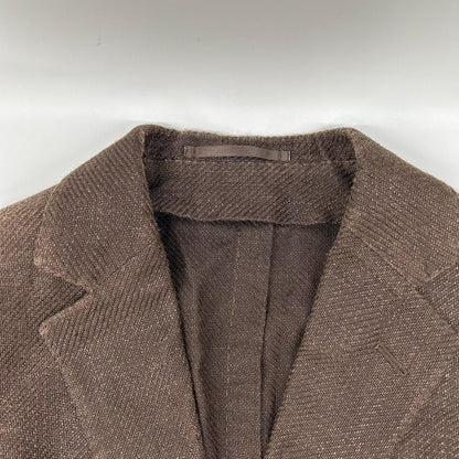 TOMORROWLAND PILGRIM トゥモローランドピルグリム ブラウン Zegna コットンシルク テーラードジャケット ジャケット