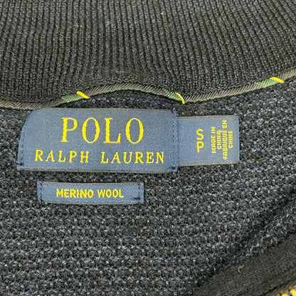 POLObyRalphLauren ポロラルフローレン 710758370002 ネイビー ウール100 ハーフジップニット トップス