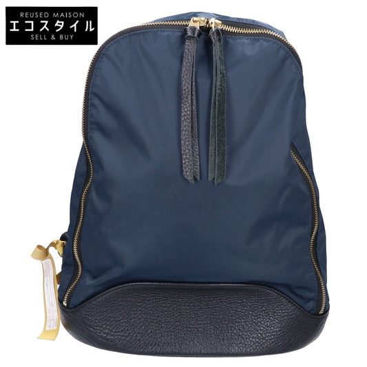 ampersand アンパサンド 【美品】0716-425 64-nv ナイロン/レザー バックパック リュック バックパック