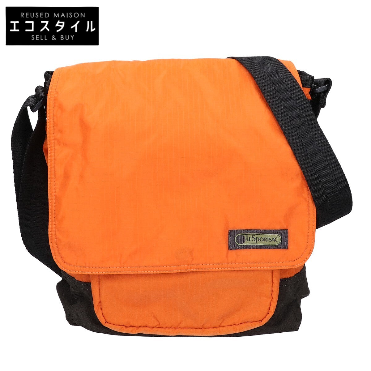 LESPORTSAC レスポートサック ナイロン フラップ メッセンジャー ショルダーバッグ