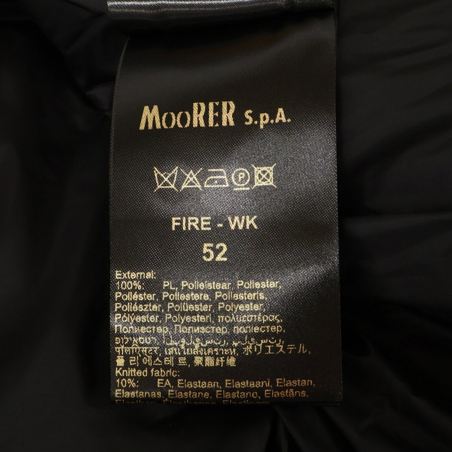 MOORER ムーレー 【美品/国内正規】FIRE WK ファイヤー フード付ダウン ベスト