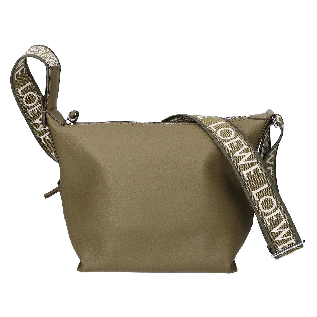LOEWE ロエベ 新品同様 CUBI キュービィ サプルスムースカーフ＆ジャカード クロスボディバッグ スモール ショルダーバッグ