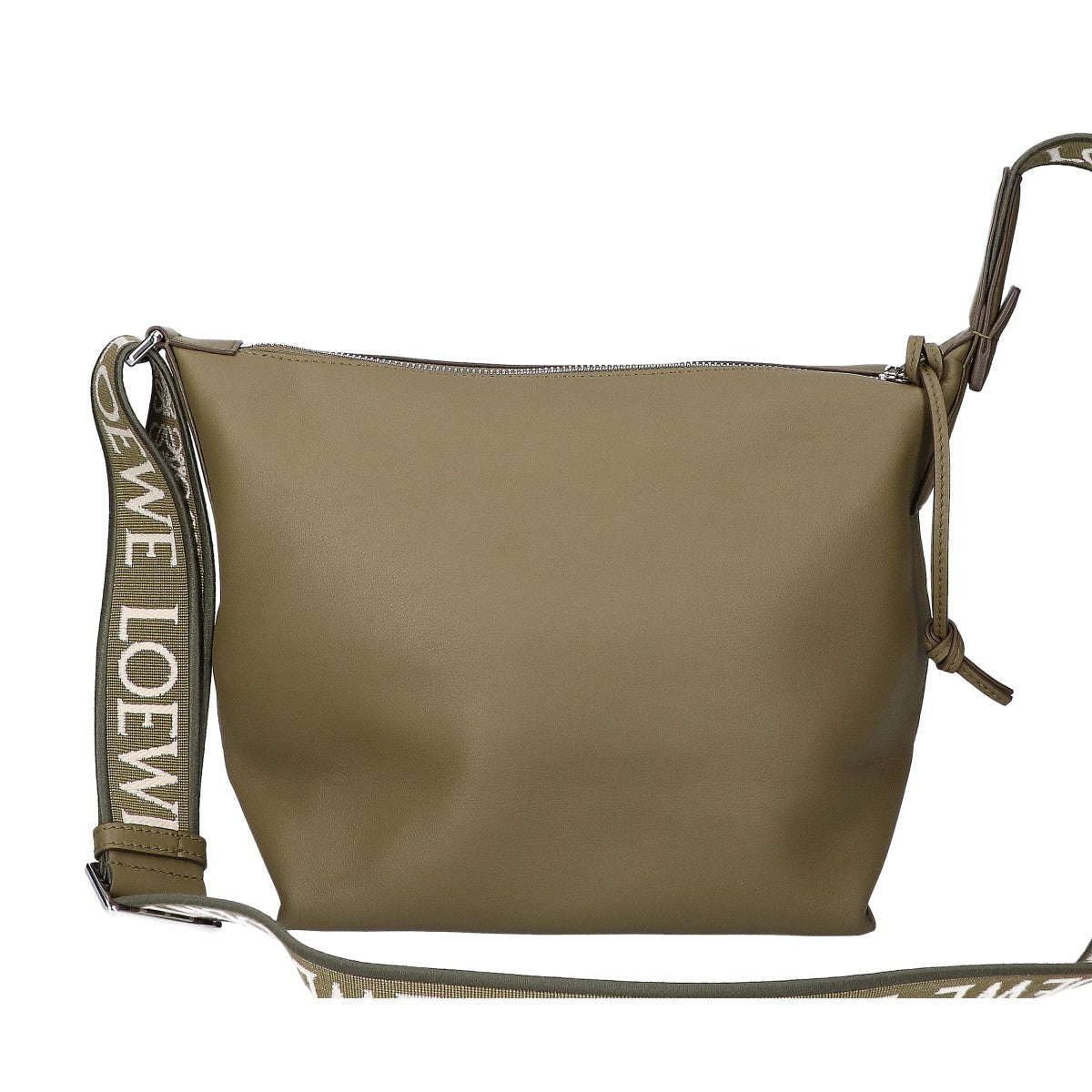 LOEWE ロエベ 新品同様 CUBI キュービィ サプルスムースカーフ＆ジャカード クロスボディバッグ スモール ショルダーバッグ