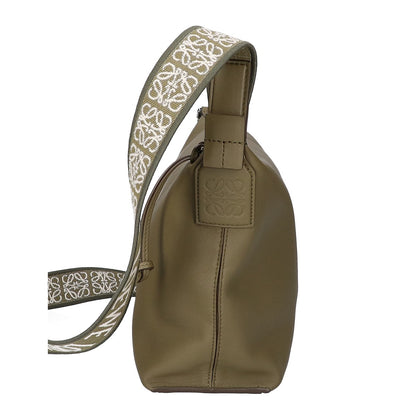 LOEWE ロエベ 新品同様 CUBI キュービィ サプルスムースカーフ＆ジャカード クロスボディバッグ スモール ショルダーバッグ