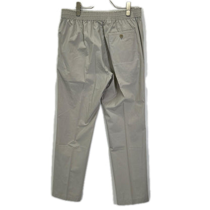 HERMES エルメス 01-5409 ライトグレー イージー ボタンフライ センタープレス スラックス ボトムス