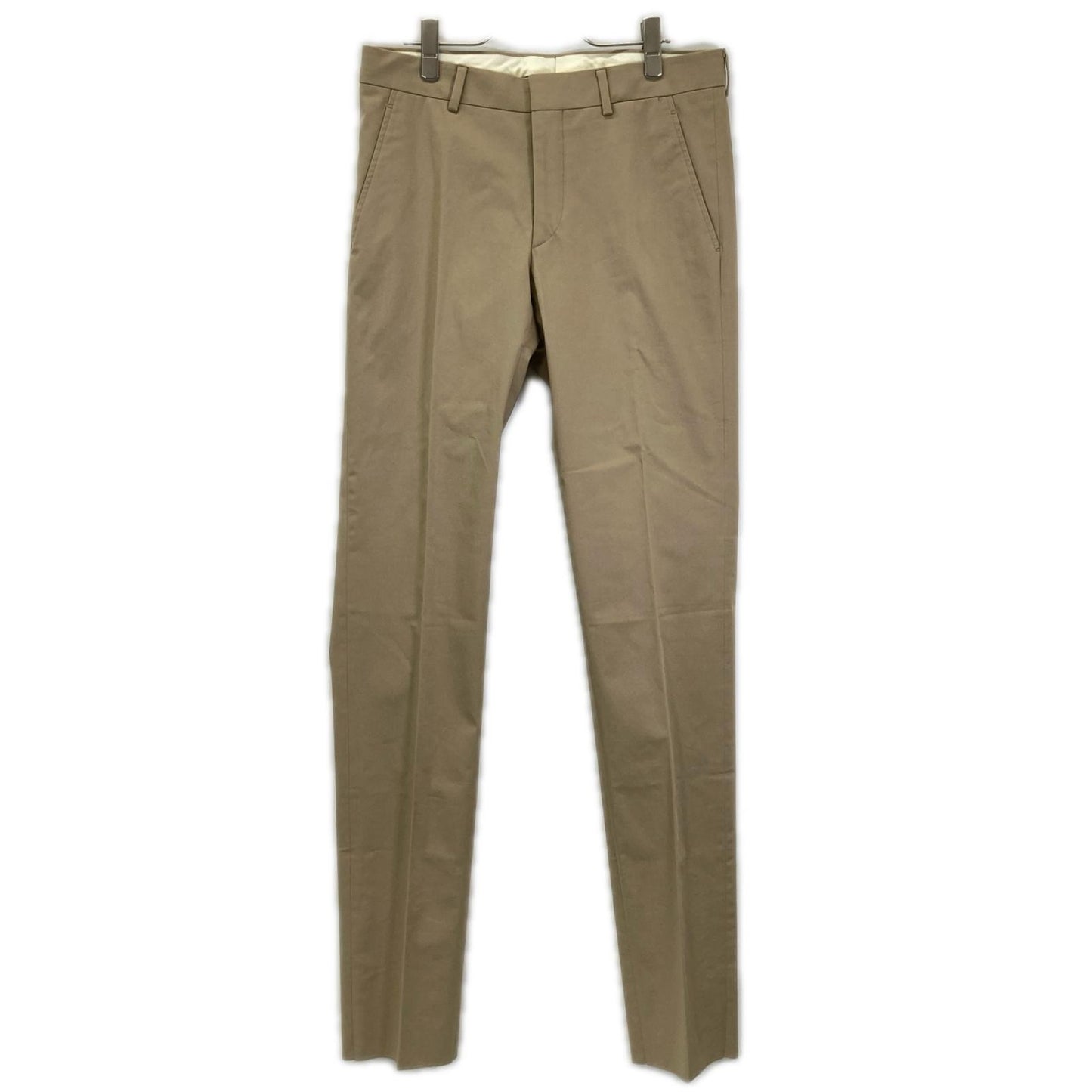 HERMES エルメス 01-5412 ベージュ コットンポリ スラックス ボトムス