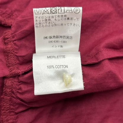 MERLETTE マーレット ボルドー コットン ロング ワンピース ワンピース