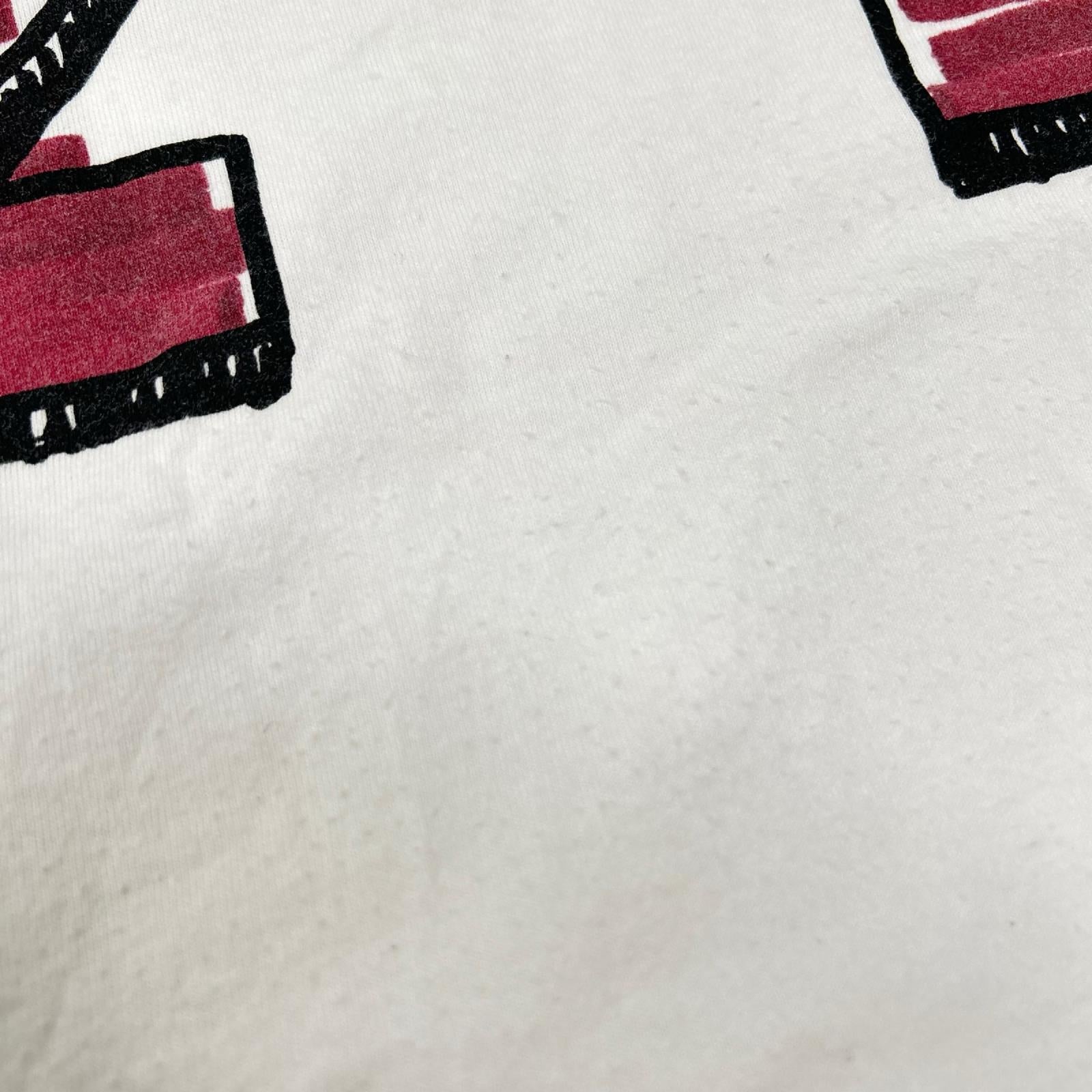 OFF-WHITE オフホワイト OMMA038R21JER002 ホワイト マーカーバックアローロゴプリント Tシャツ トップス