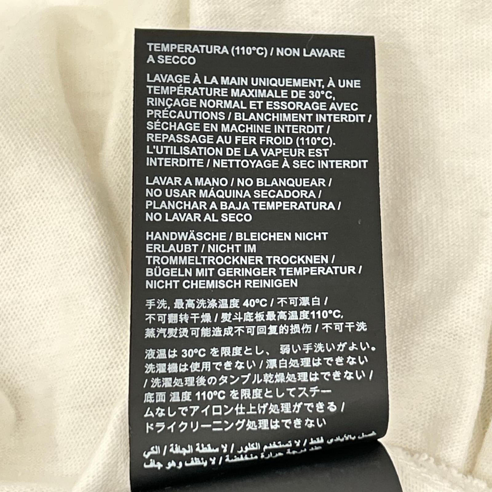Palm Angels パームエンジェルス PWAA023C99JER001 22SS ホワイト ロゴプリント ハイネック Tシャツ トップス