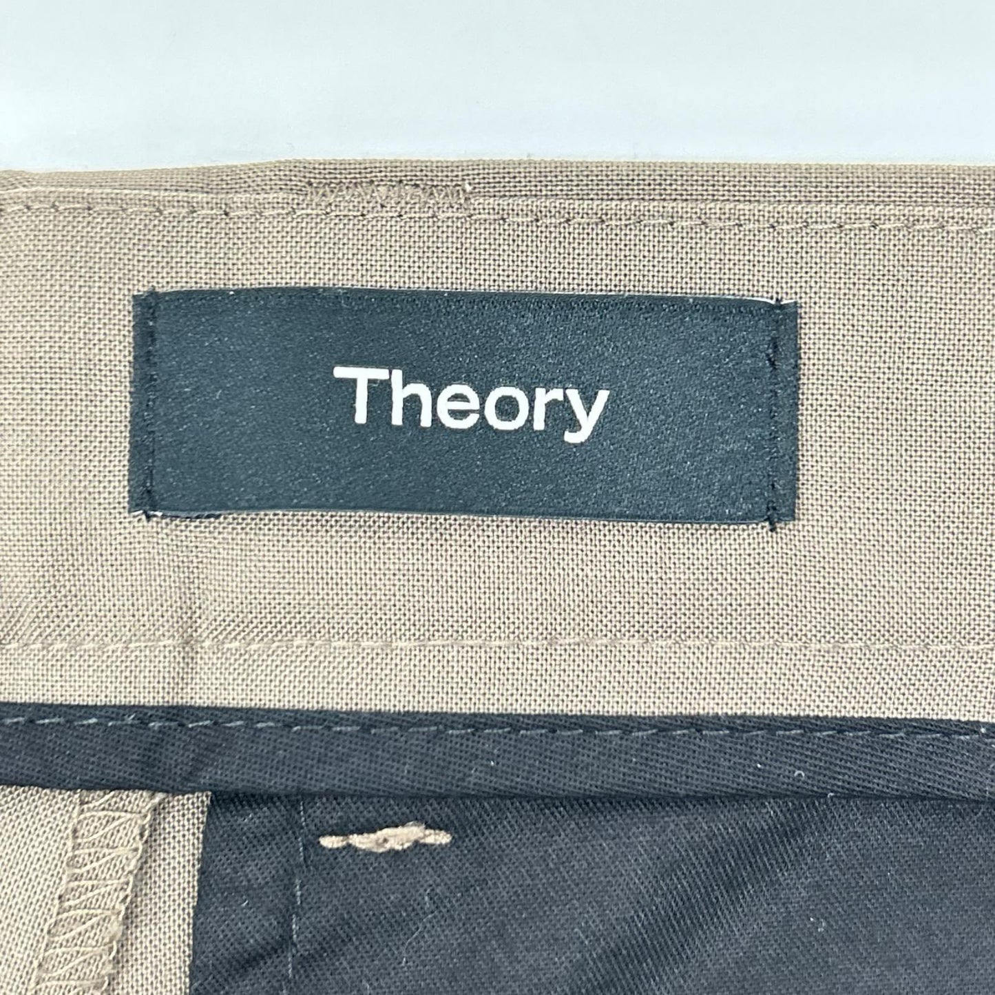 Theory セオリー 26年製 ブラウン ストレッチウールトラベルパンツ ボトムス