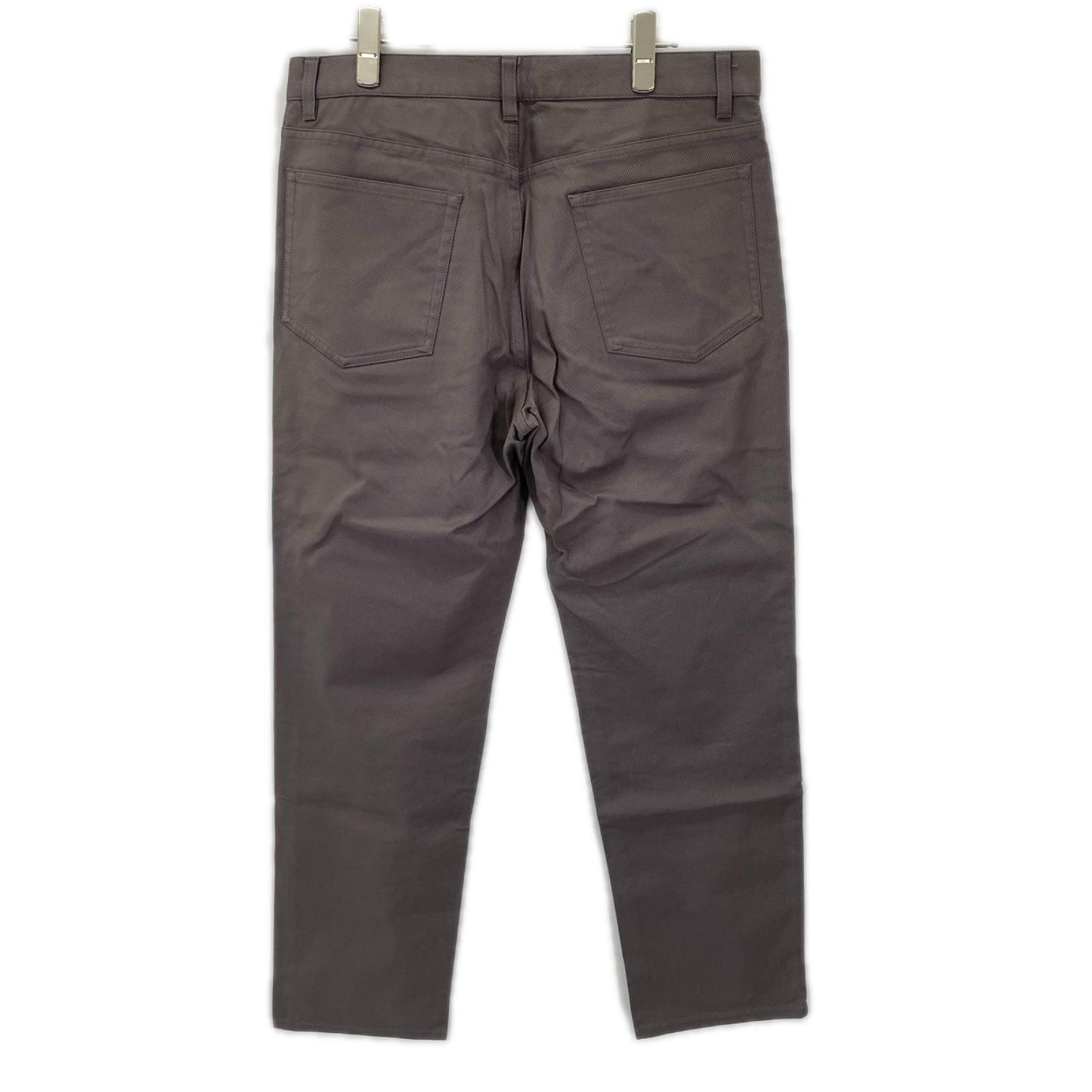 Theory セオリー 25年製 グレー コットン ストレートパンツ ボトムス