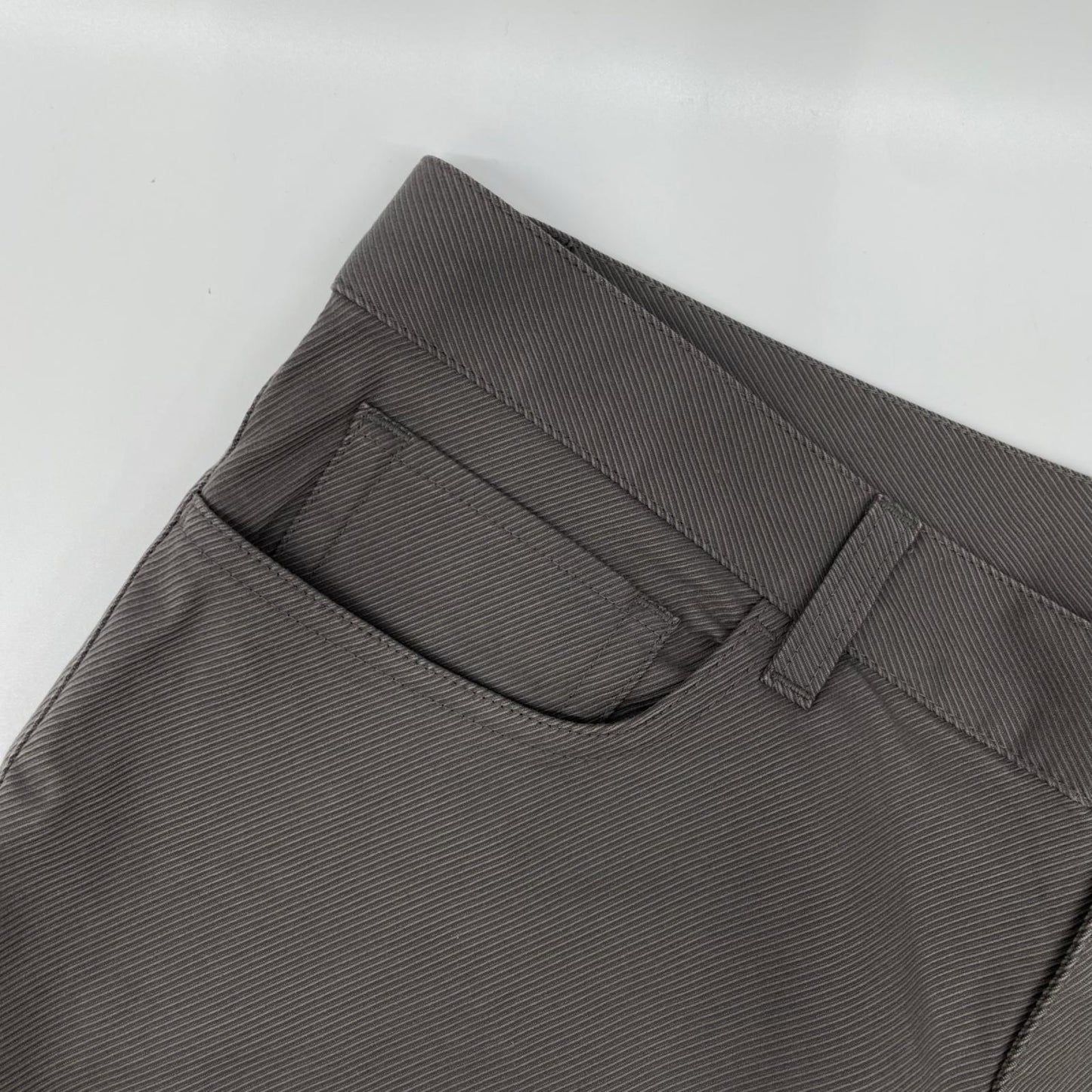 Theory セオリー 25年製 グレー コットン ストレートパンツ ボトムス