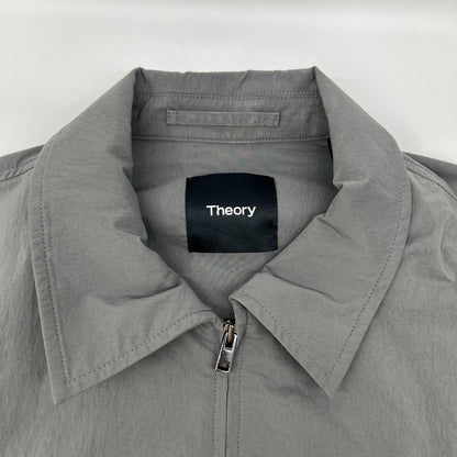Theory セオリー 26年製 グレー リサイクルナイロン ジップアップジャケット ジャケット
