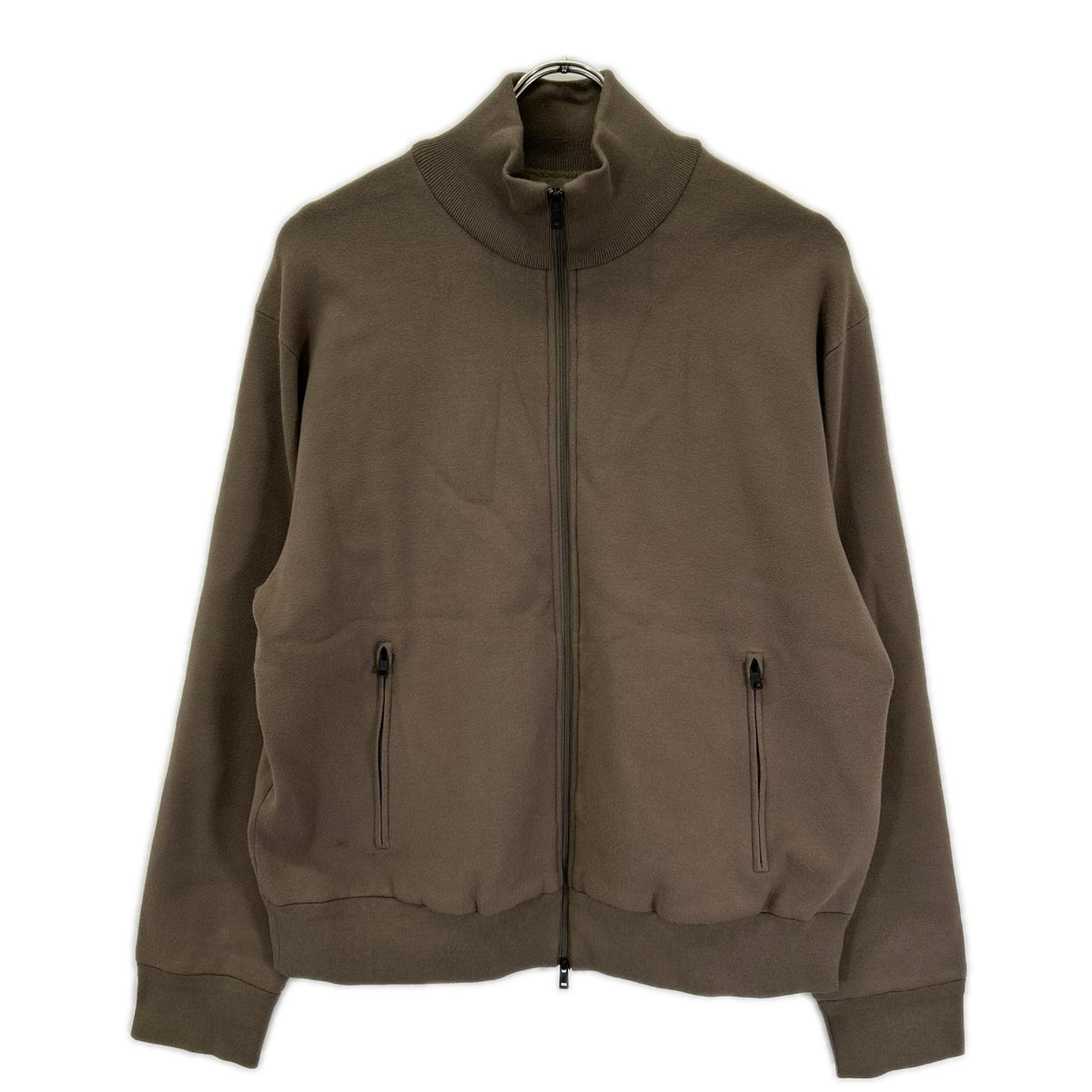 Theory セオリー 26年製 グレージュ ストレッチ ボンバージャケット ジャケット