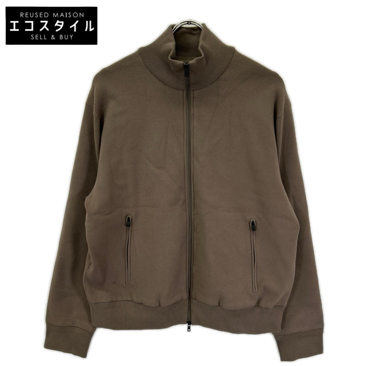 Theory セオリー 26年製 グレージュ ストレッチ ボンバージャケット ジャケット