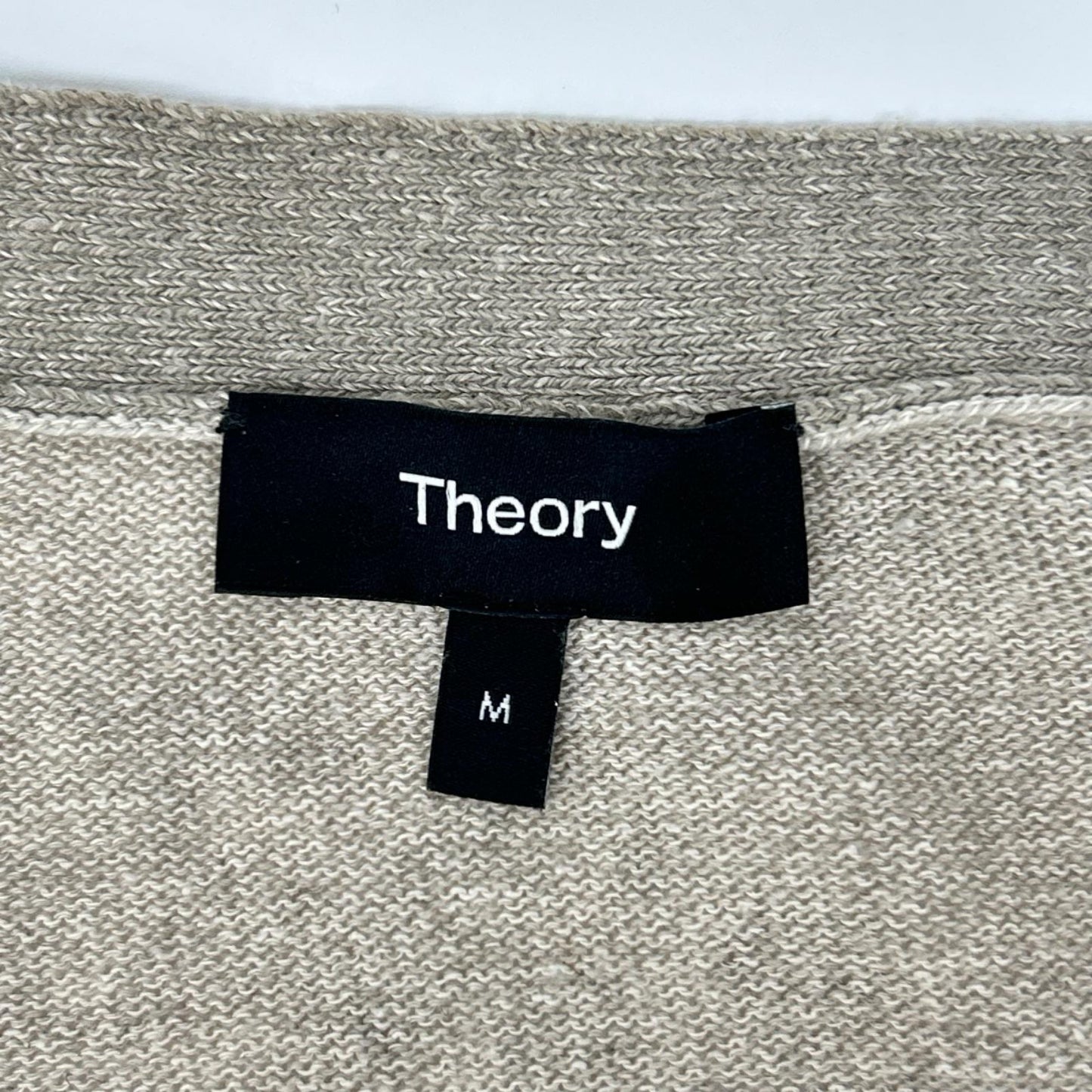 Theory セオリー 26年製 シルク×リネン Vネック カーディガン トップス
