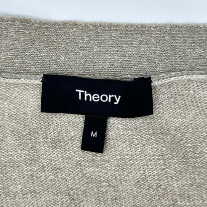 Theory セオリー 26年製 シルク×リネン Vネック カーディガン トップス