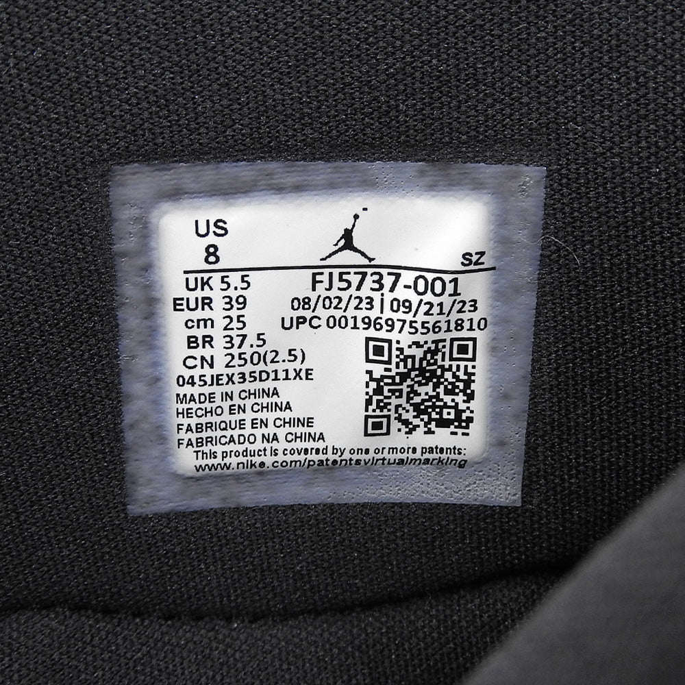 NIKE ナイキ 美品 エア ジョーダン 1 ブルックリン レザー スニーカーブーツ シューズ レディース 黒 ブラック 25cm FJ5737-001 シューズ