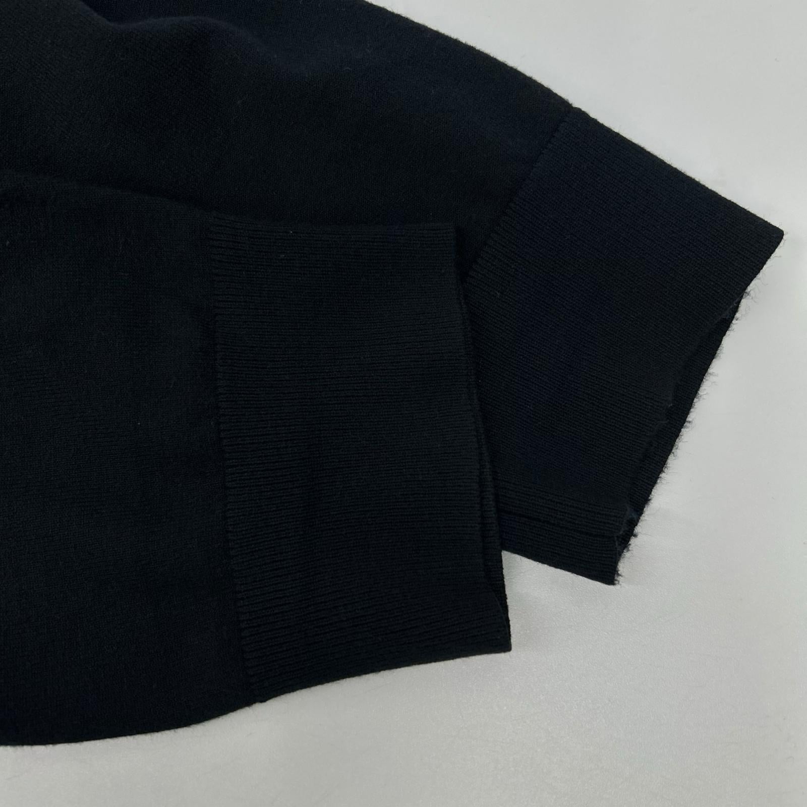 Theory セオリー 26年製 ネイビー レーヨン×ポリエステル Vネック カーディガン トップス