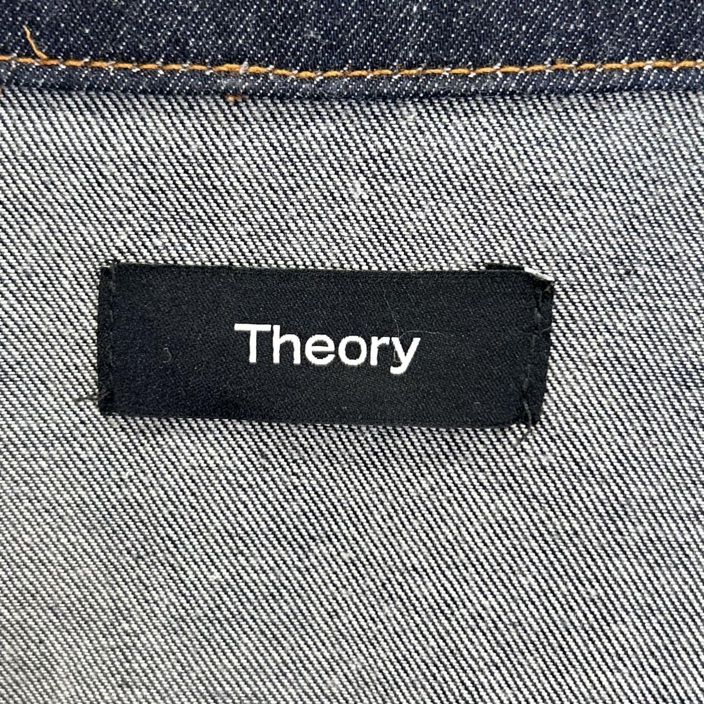 Theory セオリー 26年製 インディゴ デニム ショートスリーブ シャツ トップス