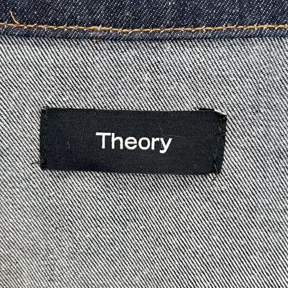 Theory セオリー 26年製 インディゴ デニム ショートスリーブ シャツ トップス