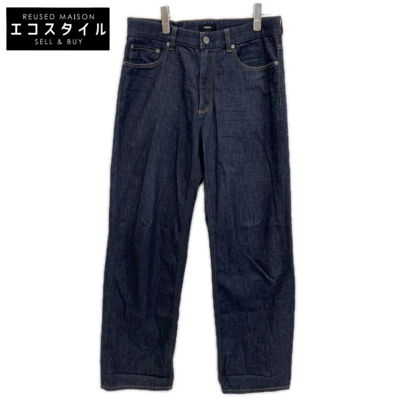 Theory セオリー 26年製 インディゴ ストレートフィット サマーデニム ボトムス