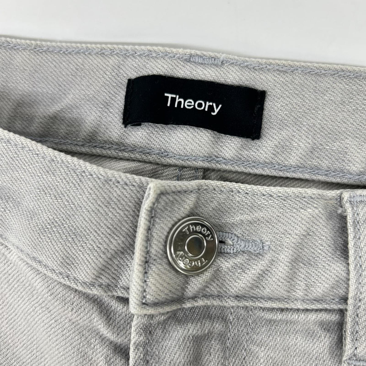 Theory セオリー 26年製 グレー レギュラーフィット デニムパンツ ボトムス