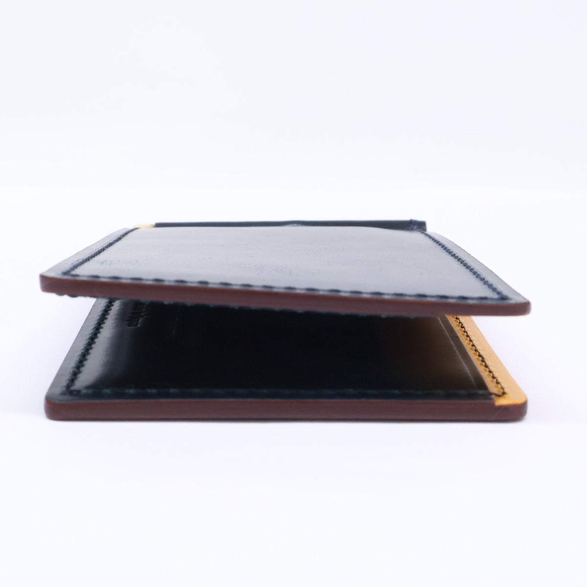 GANZO ガンゾ 【新品同様】57632 SHELL CORDOVAN 2 シェルコードバン2 コンパクトマネークリップ 二つ折り財布（小銭入れなし）