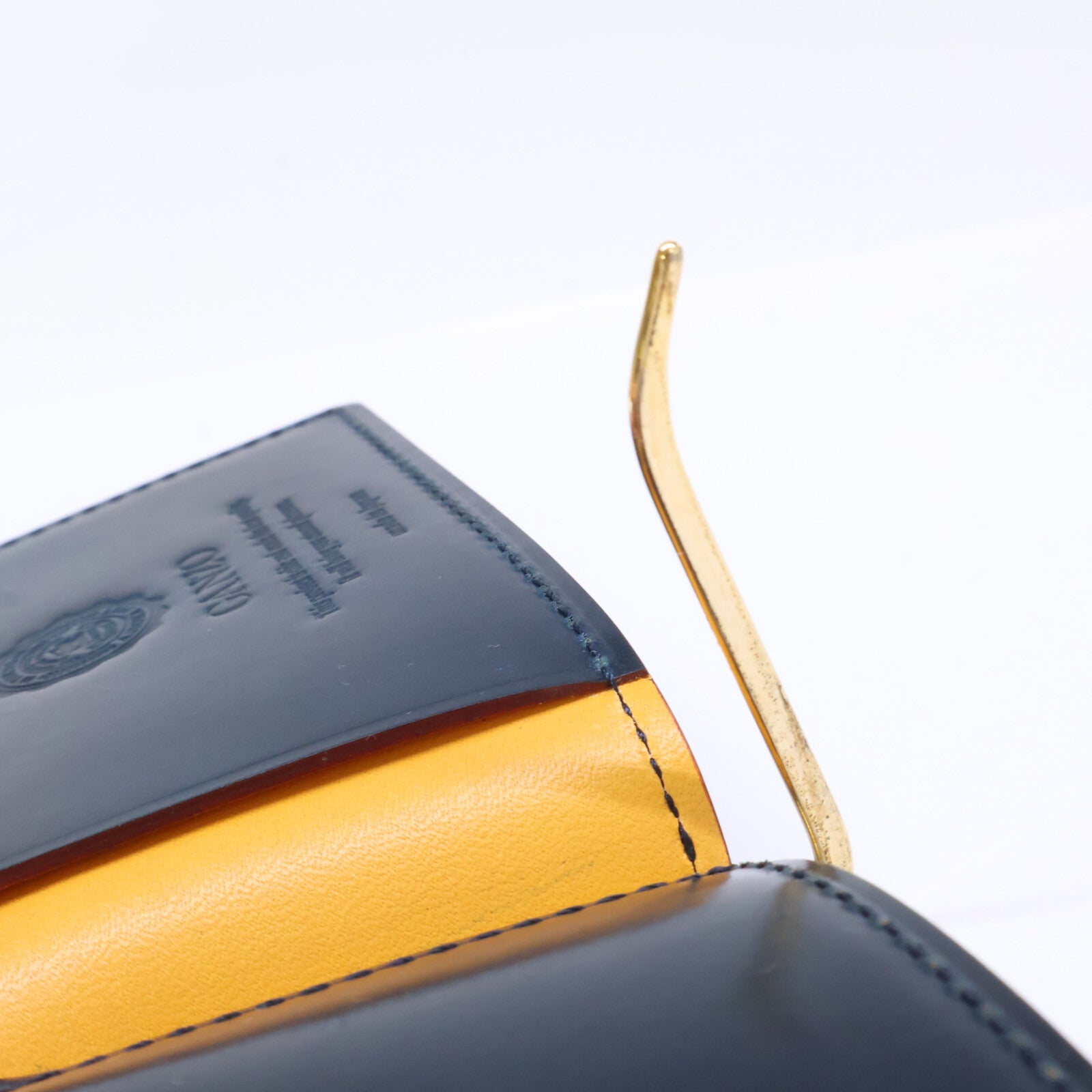 GANZO ガンゾ 【新品同様】57632 SHELL CORDOVAN 2 シェルコードバン2 コンパクトマネークリップ 二つ折り財布（小銭入れなし）