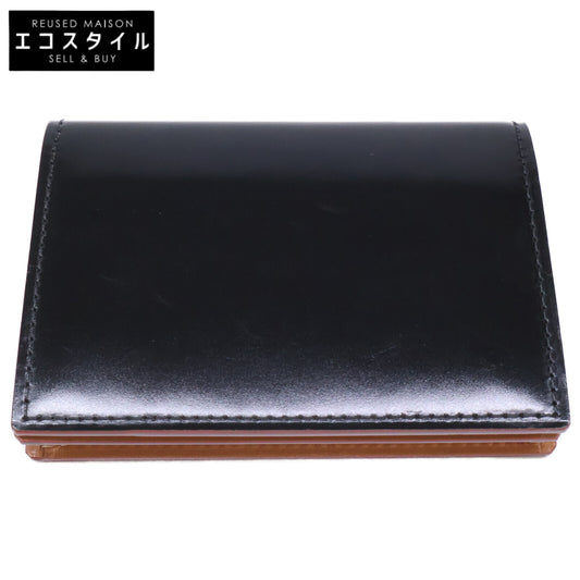GANZO ガンゾ 【新品同様】57637 CORDOVAN コードバン 通しマチ名刺入れ カードケース
