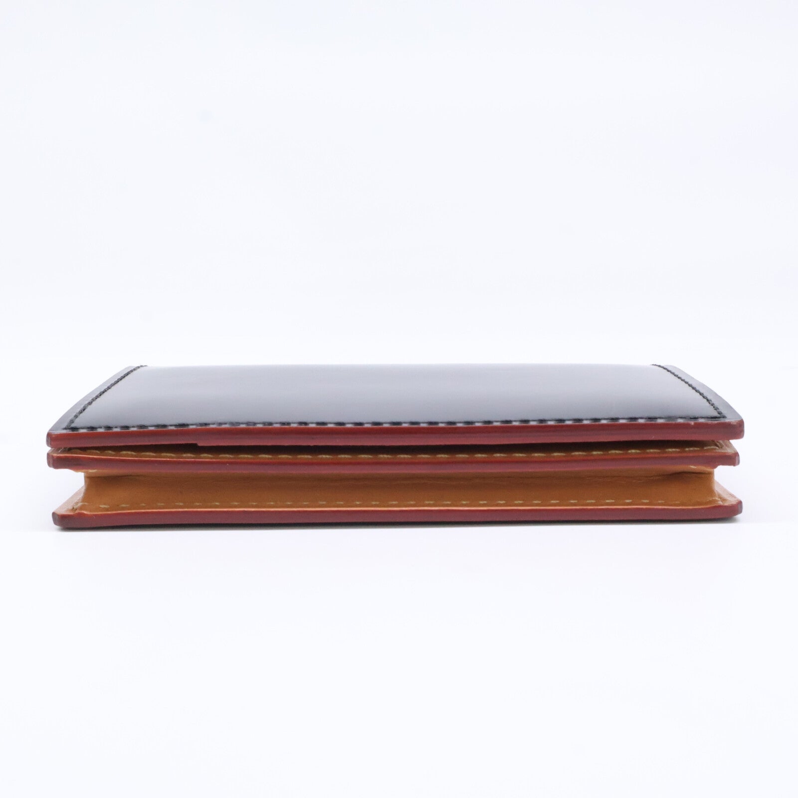GANZO ガンゾ 【新品同様】57637 CORDOVAN コードバン 通しマチ名刺入れ カードケース