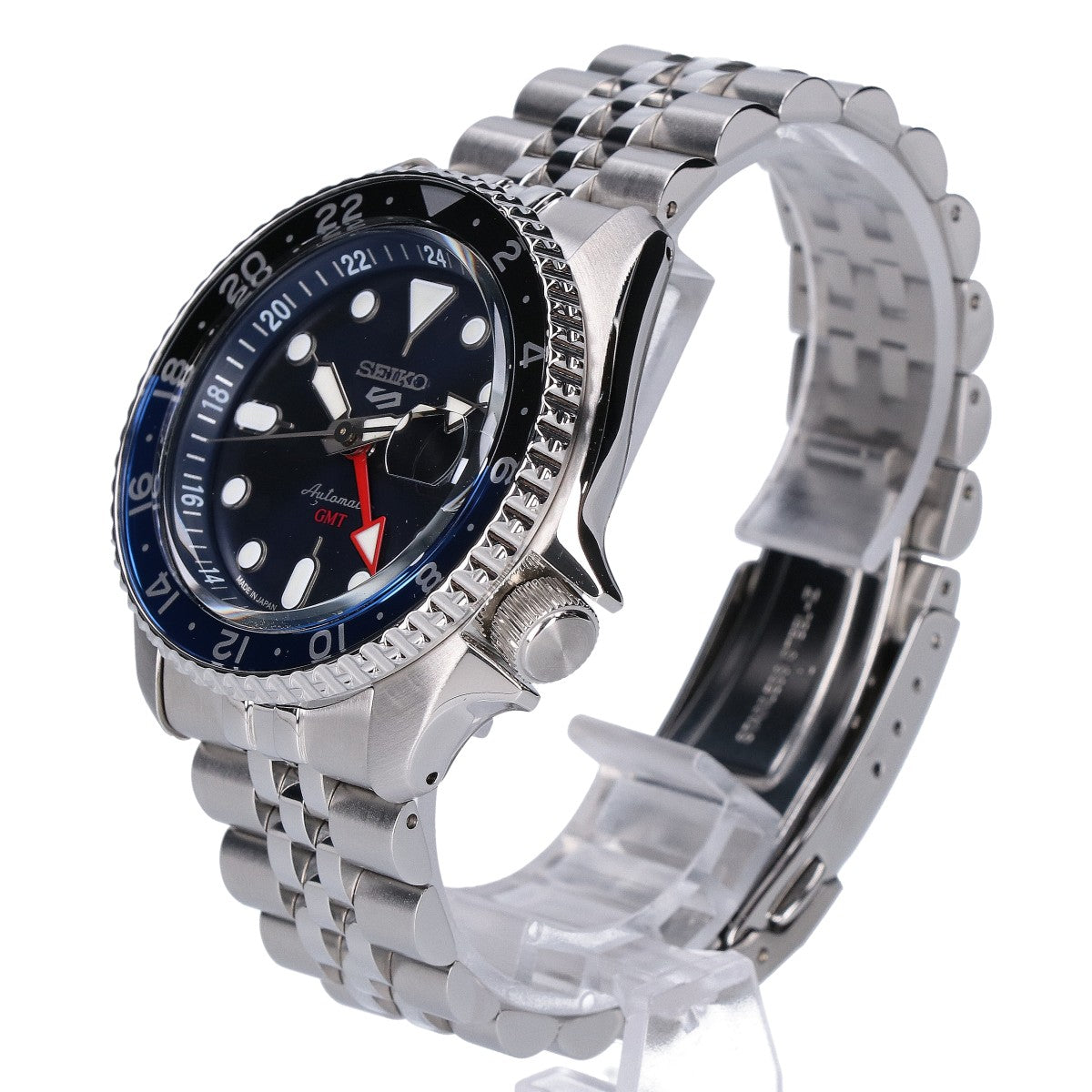 SEIKO セイコー 【新品同様】SBSC003 4R34 5スポーツ SKX series シースルーバック 自動巻き 腕時計