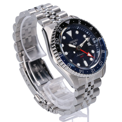 SEIKO セイコー 【新品同様】SBSC003 4R34 5スポーツ SKX series シースルーバック 自動巻き 腕時計