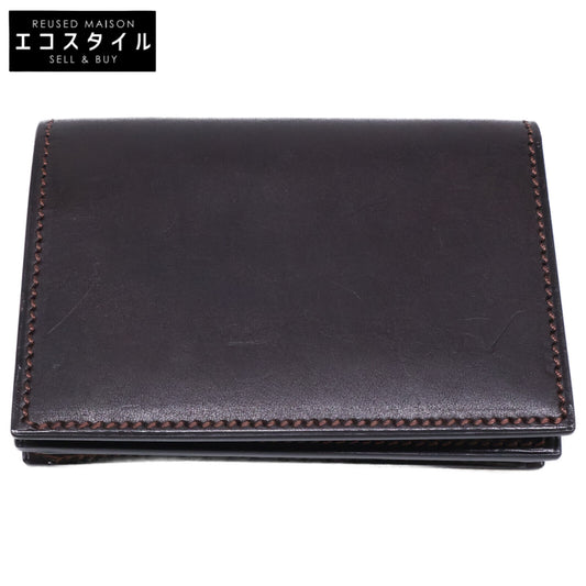 MANSOU 万双 【美品】m00000264 双鞣和地 名刺入 カードケース