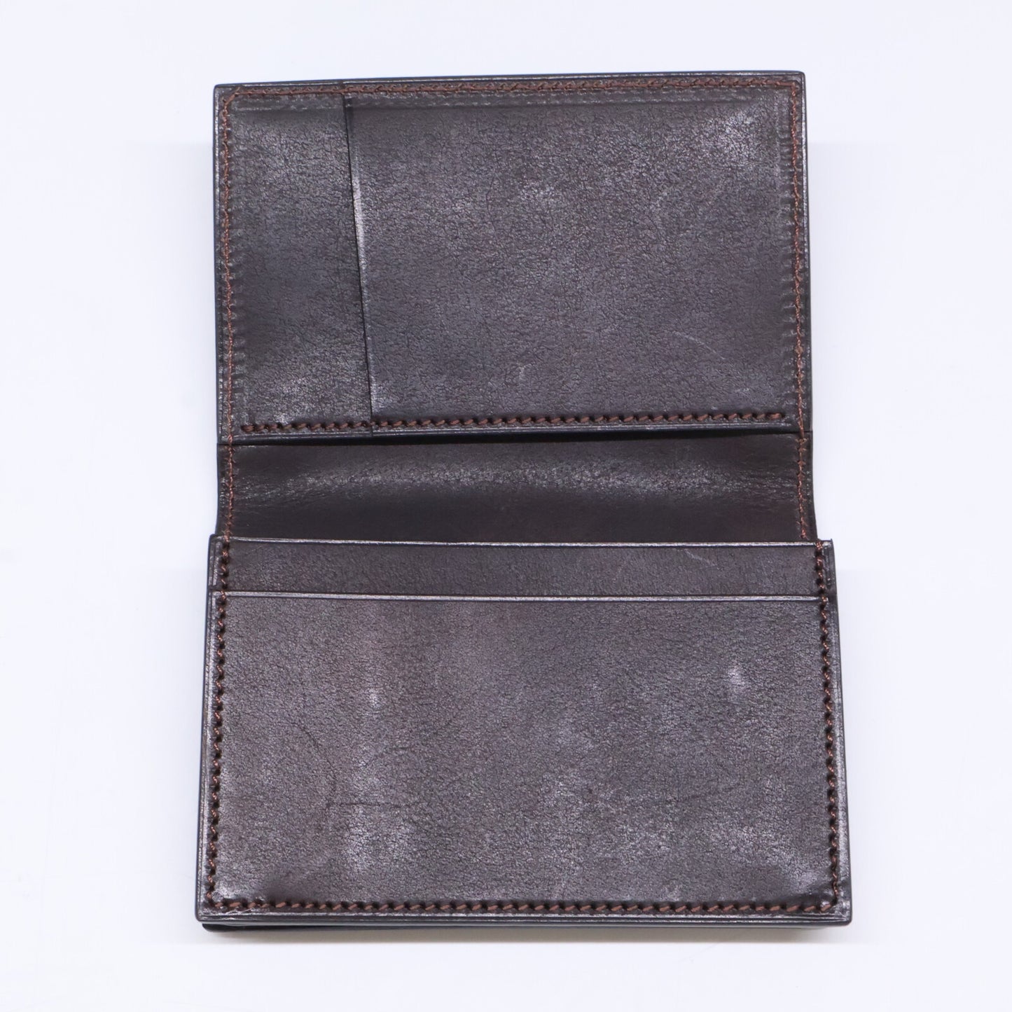 MANSOU 万双 【美品】m00000264 双鞣和地 名刺入 カードケース