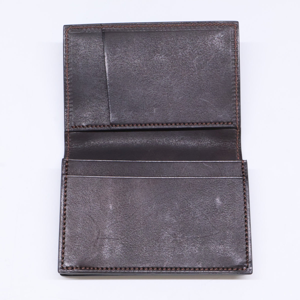 MANSOU 万双 【美品】m00000264 双鞣和地 名刺入 カードケース