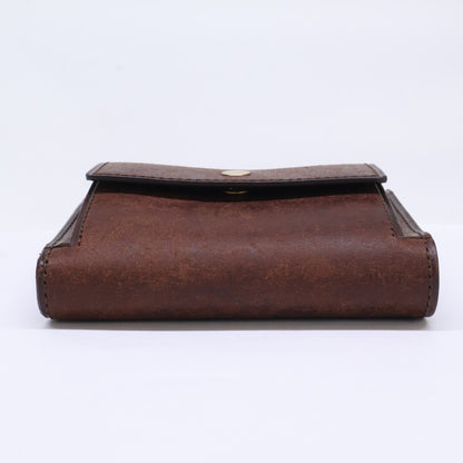 Lemma レンマ 【美品】wallet01148-1-4 Recta レクタ プエブロレザー 三つ折り財布 三つ折り財布（小銭入れあり）