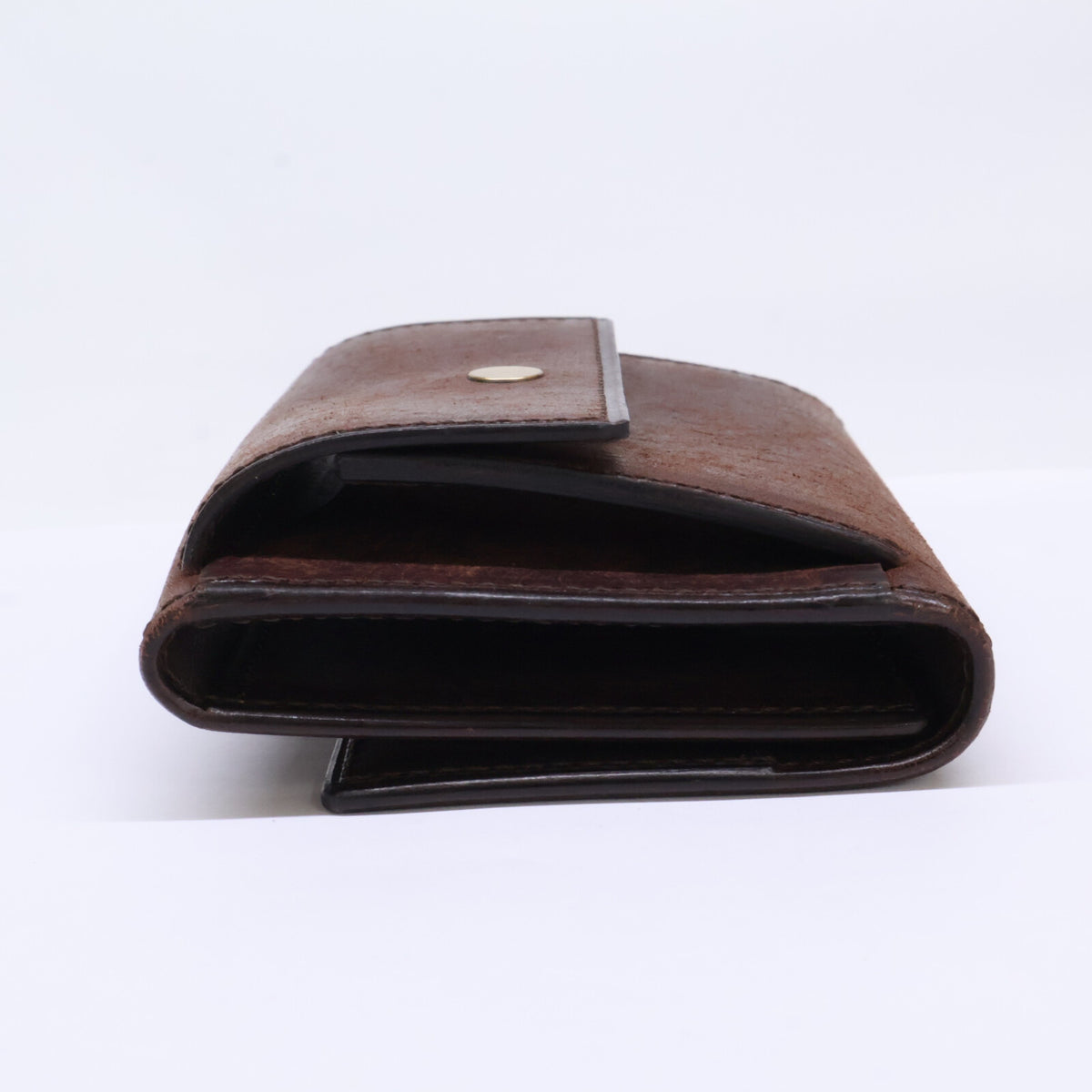 Lemma レンマ 【美品】wallet01148-1-4 Recta レクタ プエブロレザー 三つ折り財布 三つ折り財布（小銭入れあり）