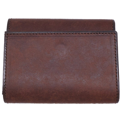 Lemma レンマ 【美品】wallet01148-1-4 Recta レクタ プエブロレザー 三つ折り財布 三つ折り財布（小銭入れあり）
