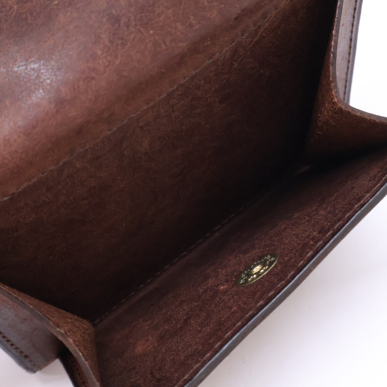 Lemma レンマ 【美品】wallet01148-1-4 Recta レクタ プエブロレザー 三つ折り財布 三つ折り財布（小銭入れあり）