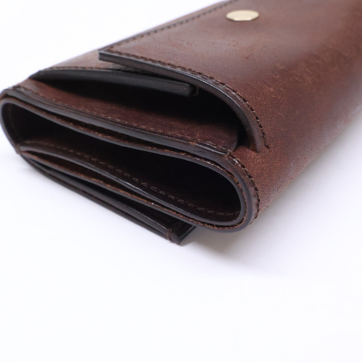 Lemma レンマ 【美品】wallet01148-1-4 Recta レクタ プエブロレザー 三つ折り財布 三つ折り財布（小銭入れあり）