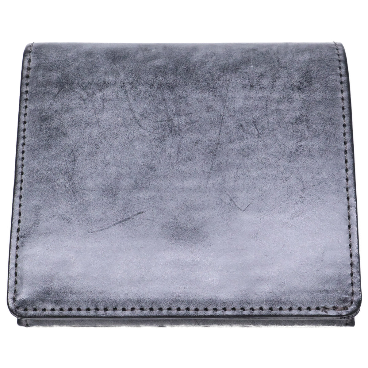 HIS-FACTORY ヒズファクトリー 【新品同様】wallet01062-1-10 coprire ゴースト 二つ折りコンパクト財布 二つ折り財布（小銭入れあり）