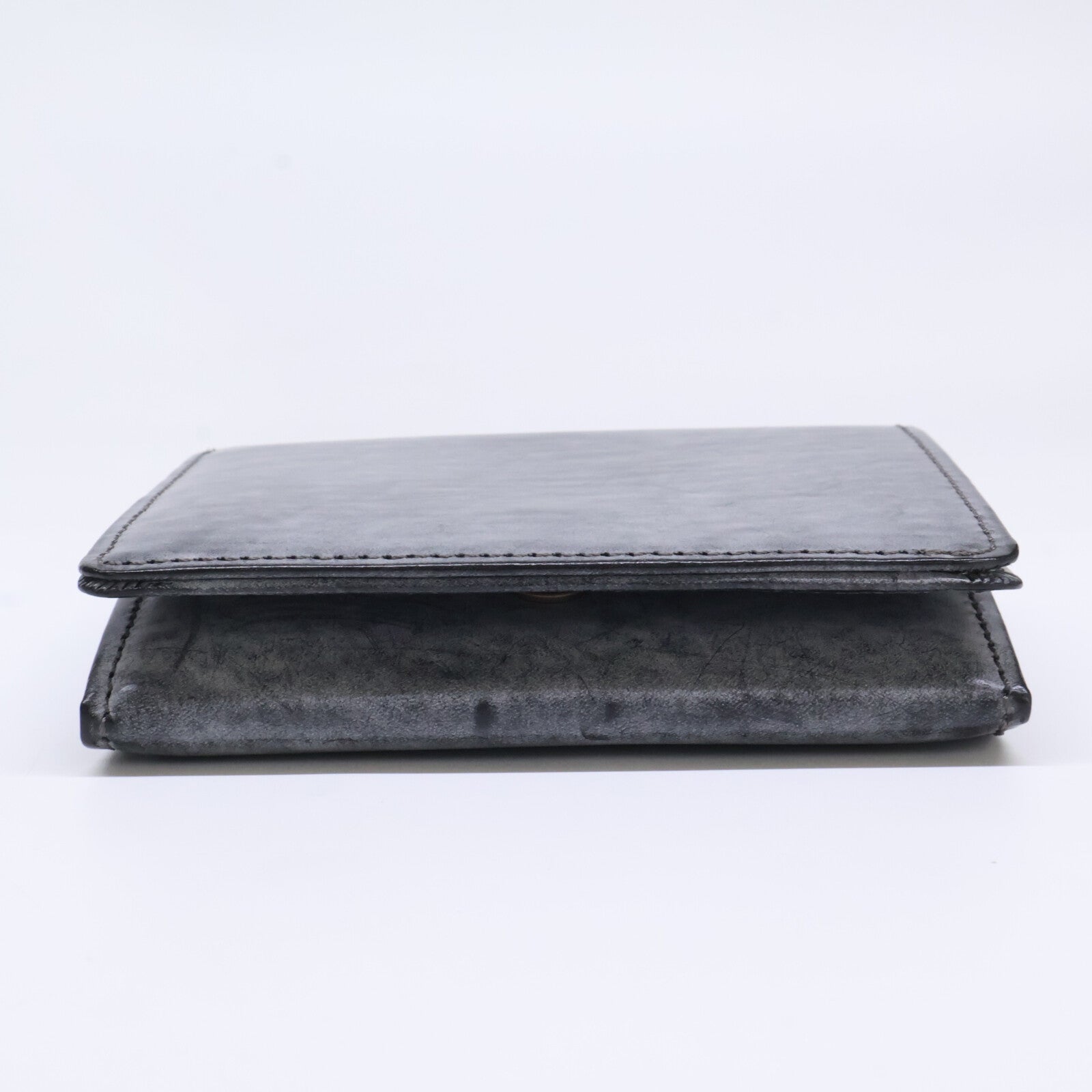 HIS-FACTORY ヒズファクトリー 【新品同様】wallet01062-1-10 coprire ゴースト 二つ折りコンパクト財布 二つ折り財布（小銭入れあり）