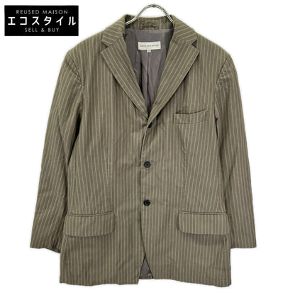 DRIES VAN NOTEN ドリスヴァンノッテン ブラウン ライカ期 ストライプ コットン テーラードジャケット ジャケット