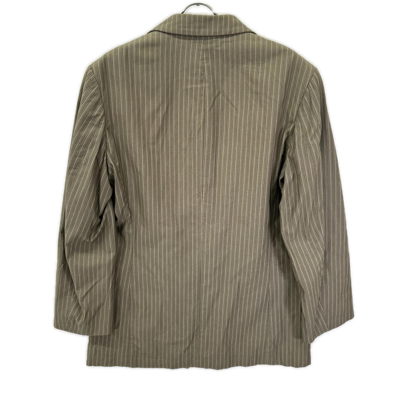 DRIES VAN NOTEN ドリスヴァンノッテン ブラウン ライカ期 ストライプ コットン テーラードジャケット ジャケット