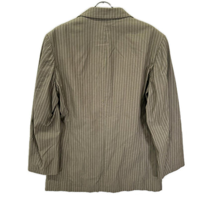 DRIES VAN NOTEN ドリスヴァンノッテン ブラウン ライカ期 ストライプ コットン テーラードジャケット ジャケット