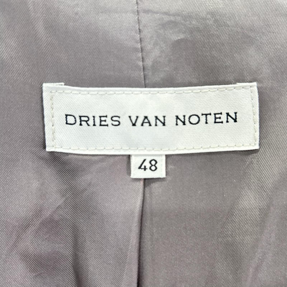 DRIES VAN NOTEN ドリスヴァンノッテン ブラウン ライカ期 ストライプ コットン テーラードジャケット ジャケット