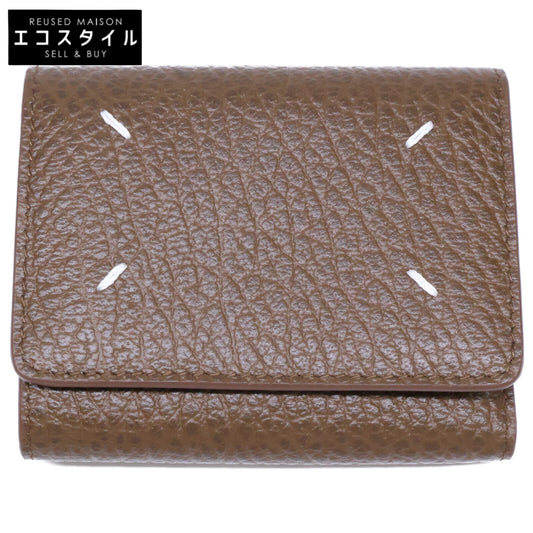 Maison margiela メゾンマルジェラ 【新品同様】11 SA3UI0010 P4455 T2181 4ステッチ 三つ折り ウォレット 三つ折り財布（小銭入れあり）