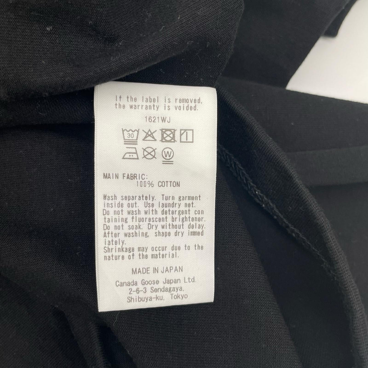 CANADA GOOSE カナダグース 1621WJ ブラック ウィロー ロング スリーブ Tシャツ トップス