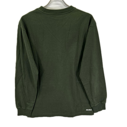 F.C.Real Bristol エフシーリアルブリストル 252099 Green patch long-sleeve cut-and-sew top